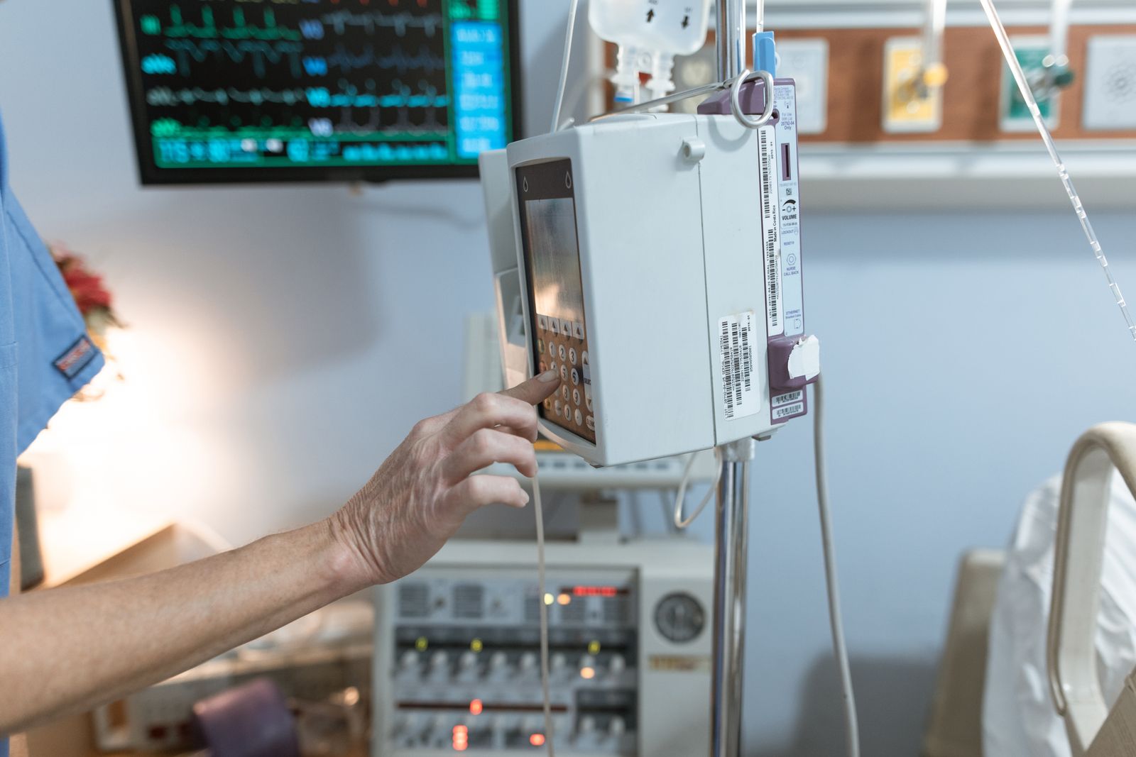 Surgi-Clin technician servicing medical equipment