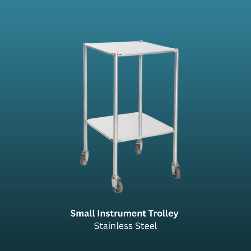 Small Instrument Trolley Stainless Steel